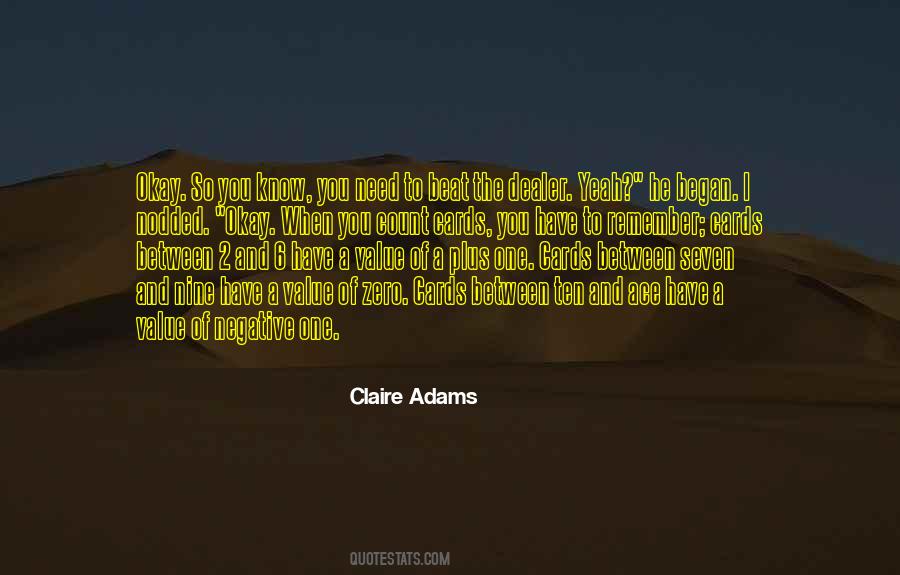 Claire Adams Quotes #1808968