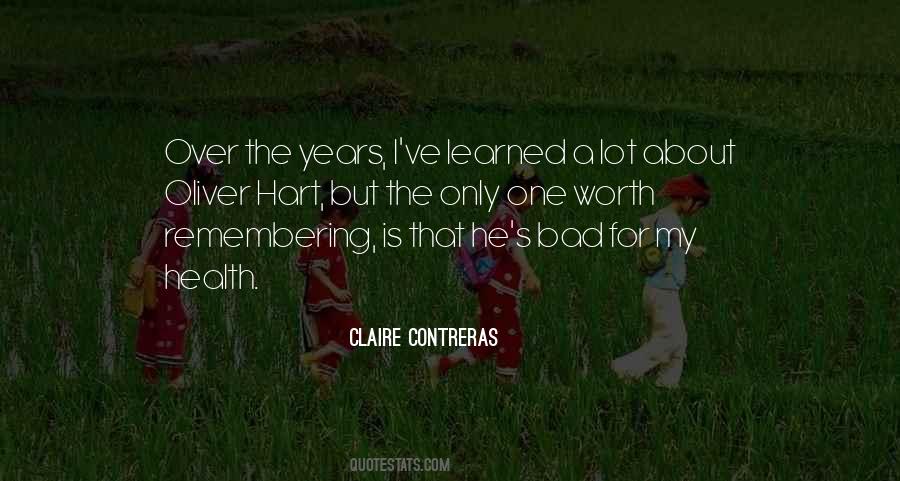 Claire Contreras Quotes #1765295