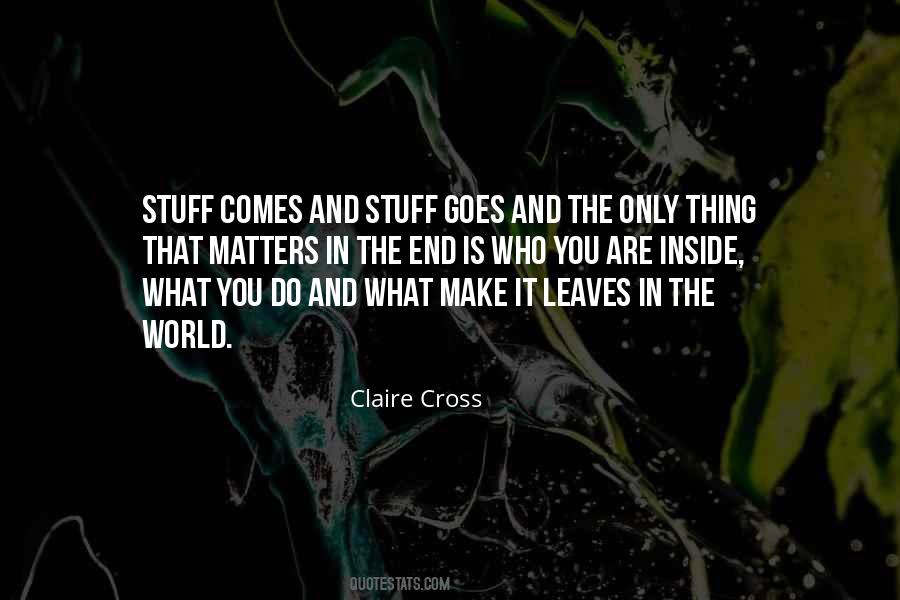 Claire Cross Quotes #312887