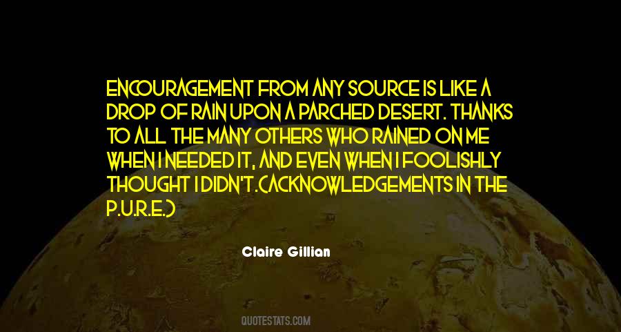 Claire Gillian Quotes #785786