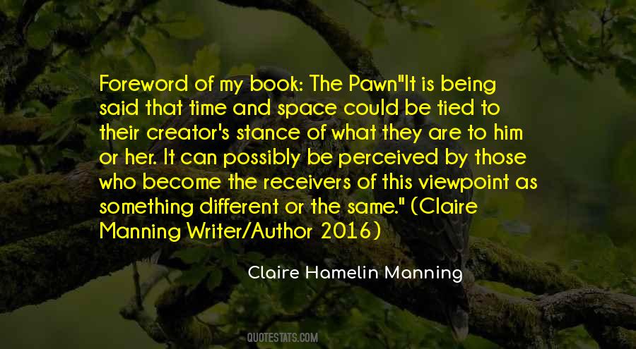 Claire Hamelin Manning Quotes #1084348