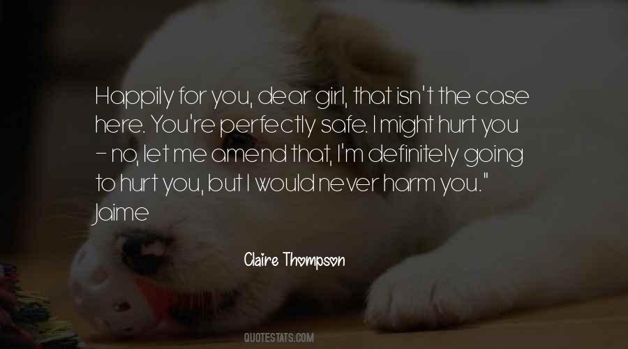 Claire Thompson Quotes #1791571