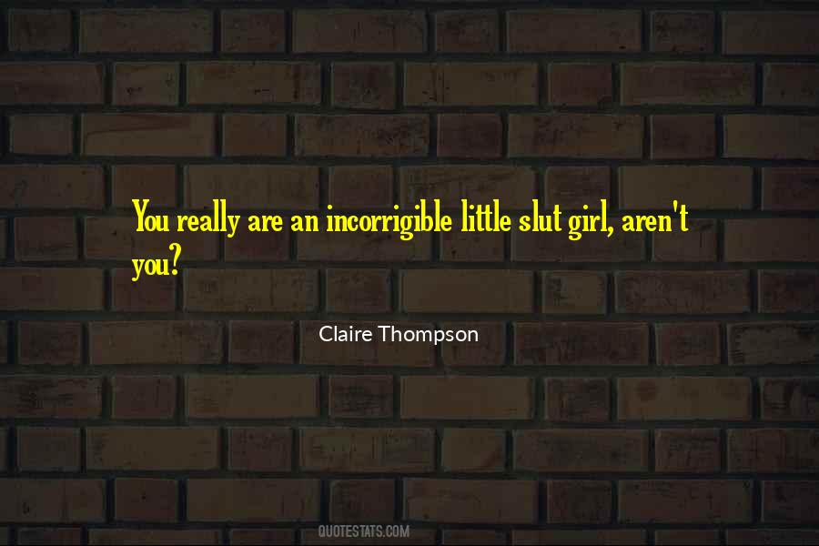 Claire Thompson Quotes #297270