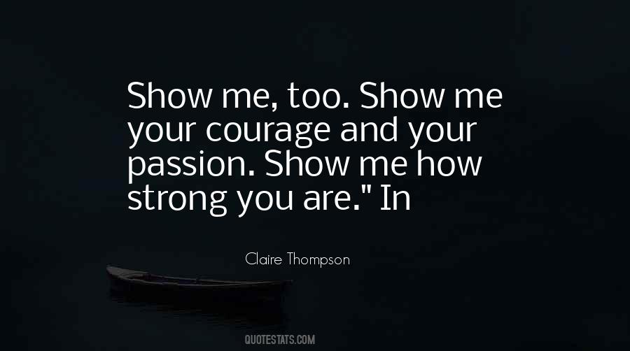 Claire Thompson Quotes #902243