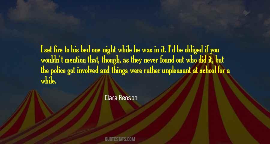 Clara Benson Quotes #269126 Clara Benson Quotes #269126