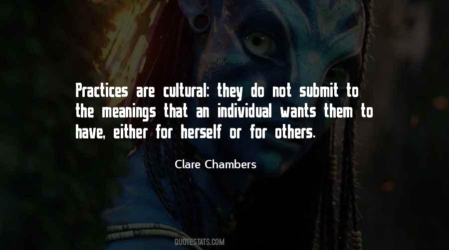 Clare Chambers Quotes #1601080