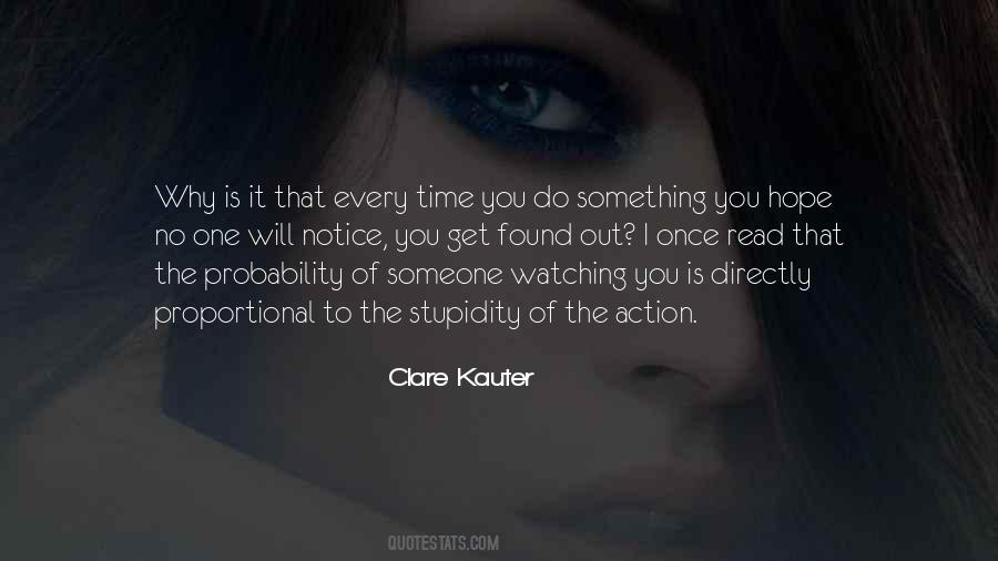 Clare Kauter Quotes #867726