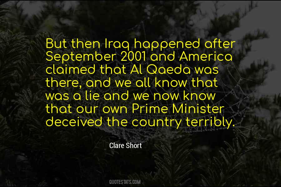 Clare Short Quotes #1247850