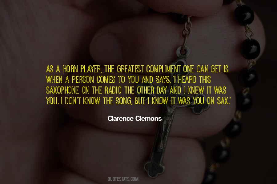 Clarence Clemons Quotes #410632