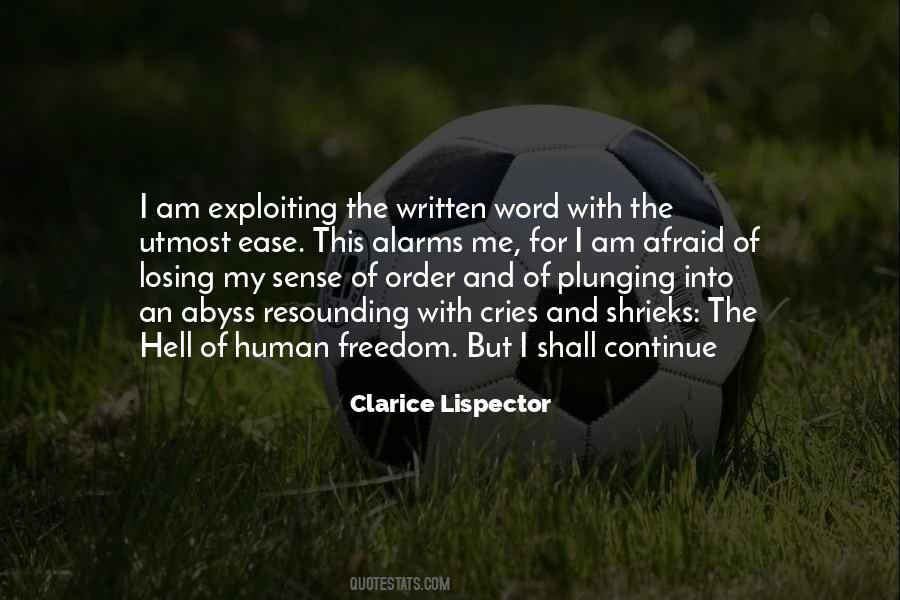 Clarice Lispector Quotes #1477020