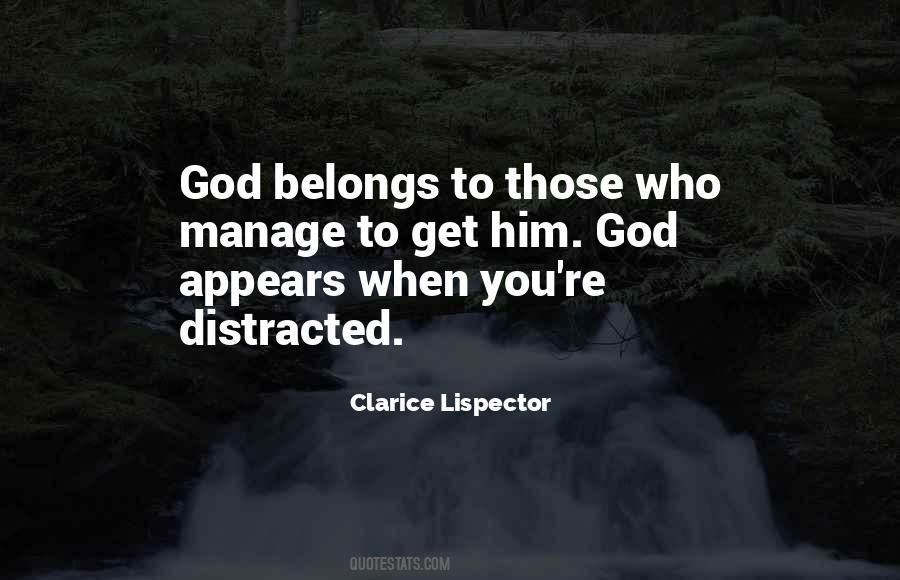 Clarice Lispector Quotes #288248