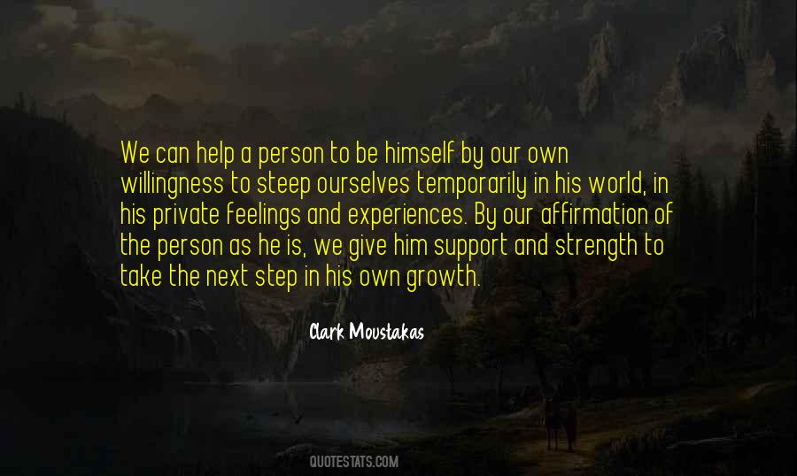 Clark Moustakas Quotes #474488