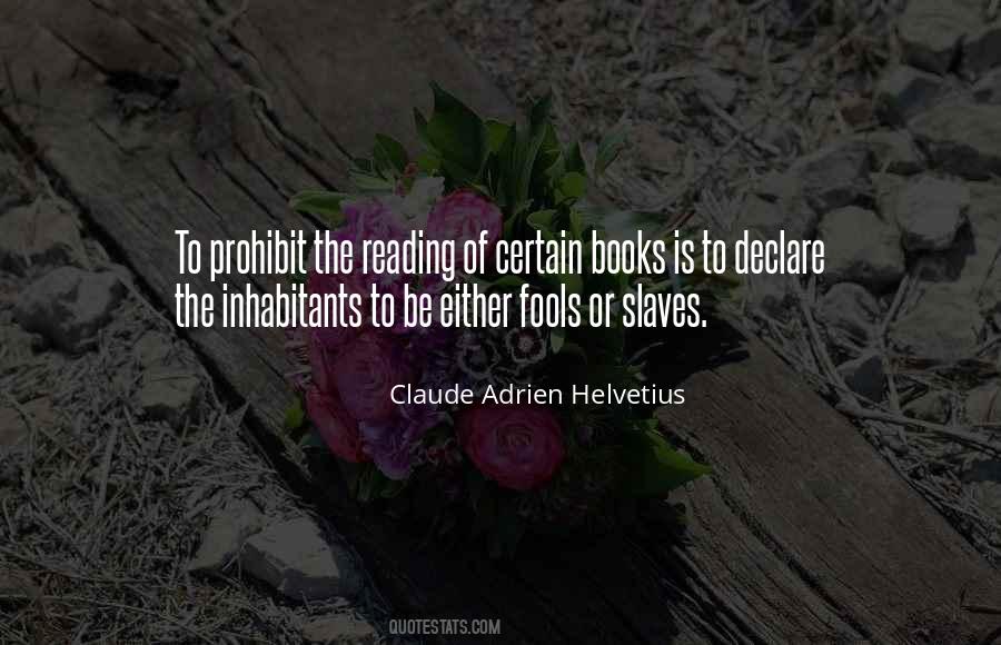 Claude Adrien Helvetius Quotes #521293