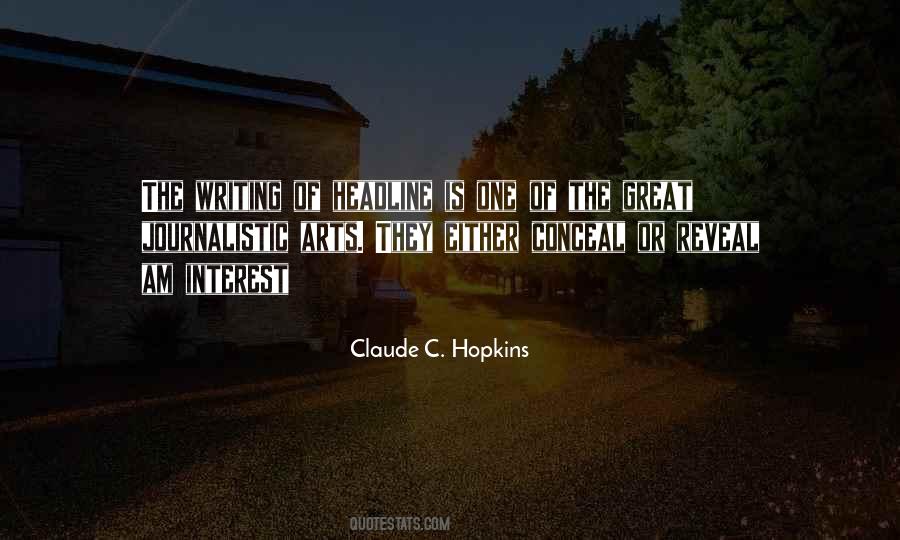 Claude C. Hopkins Quotes #125552