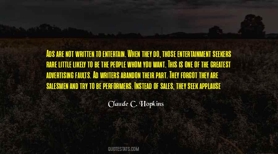 Claude C. Hopkins Quotes #1304465