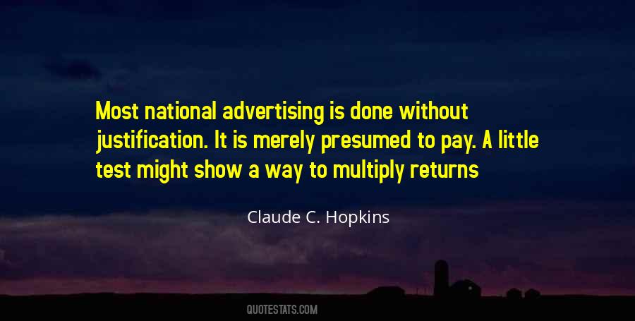 Claude C. Hopkins Quotes #1774701