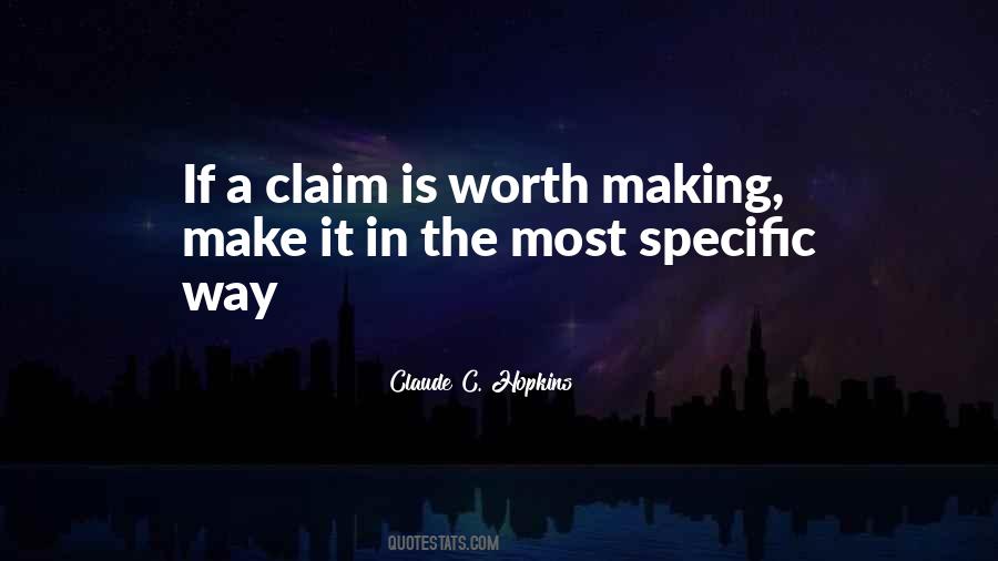 Claude C. Hopkins Quotes #406098