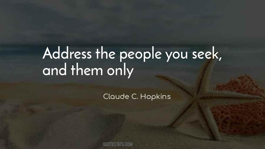 Claude C. Hopkins Quotes #63688