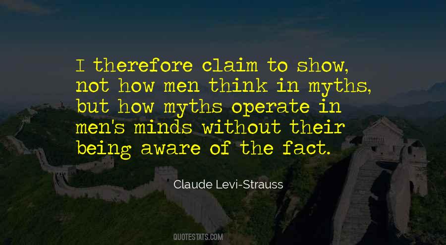 Claude Levi-Strauss Quotes #1651466