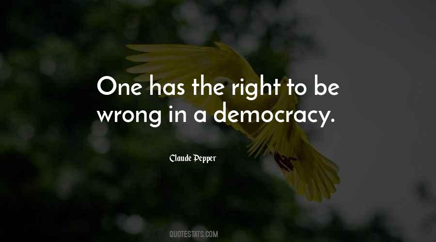 Claude Pepper Quotes #1857511