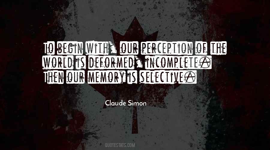 Claude Simon Quotes #104249