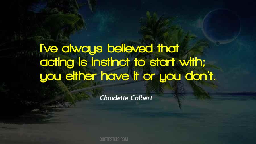 Claudette Colbert Quotes #42353