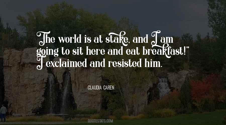 Claudia Caren Quotes #1390241