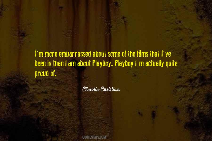 Claudia Christian Quotes #1331606