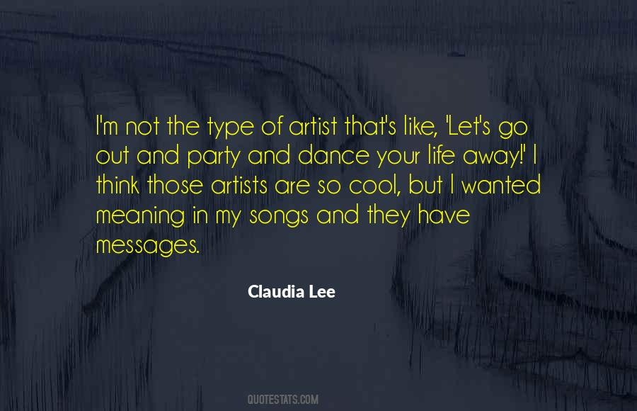 Claudia Lee Quotes #169540