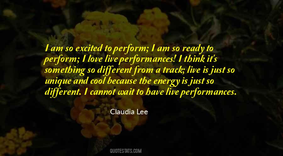 Claudia Lee Quotes #1754942