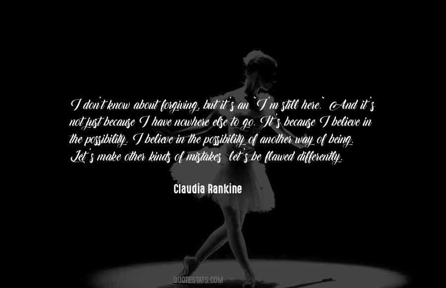 Claudia Rankine Quotes #110019