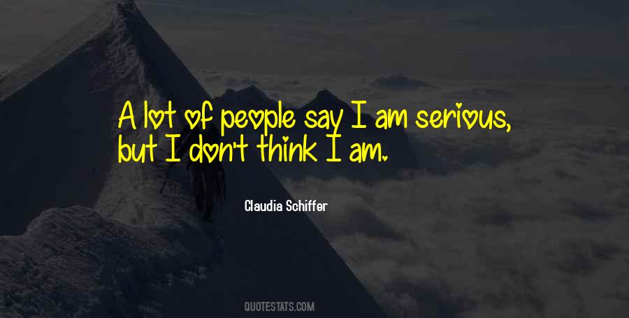 Claudia Schiffer Quotes #1777351
