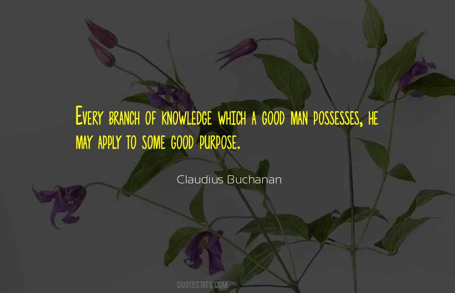 Claudius Buchanan Quotes #481914