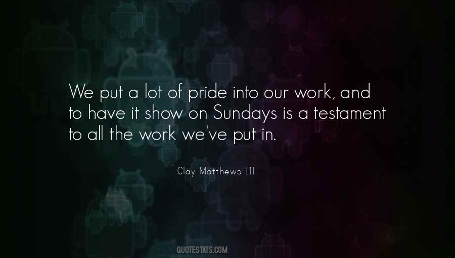 Clay Matthews III Quotes #1208409