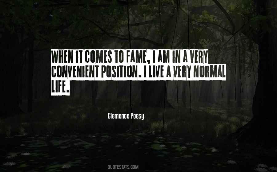 Clemence Poesy Quotes #185388