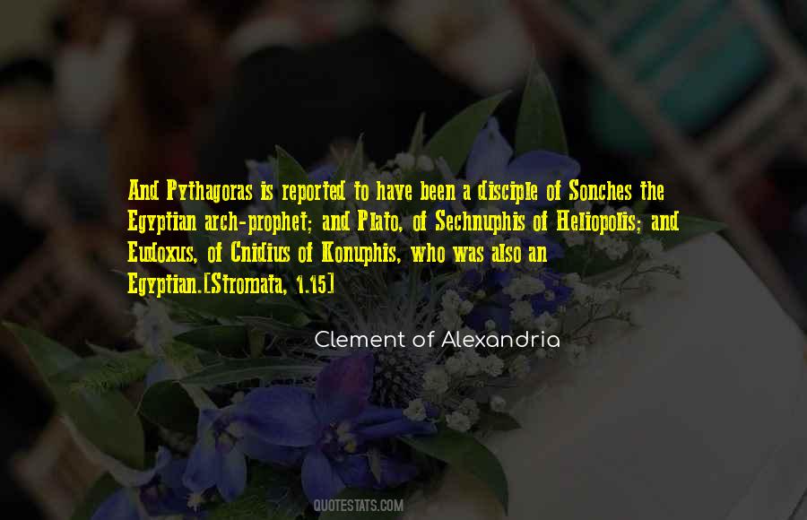 Clement Of Alexandria Quotes #1178779