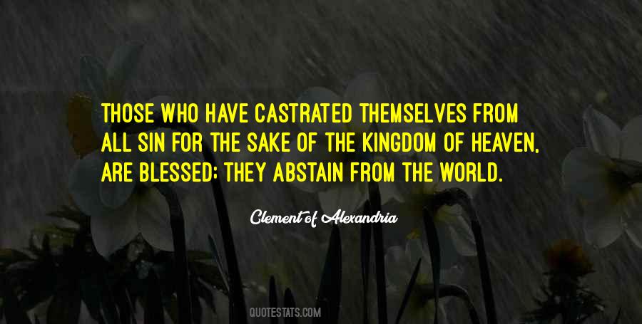 Clement Of Alexandria Quotes #153195