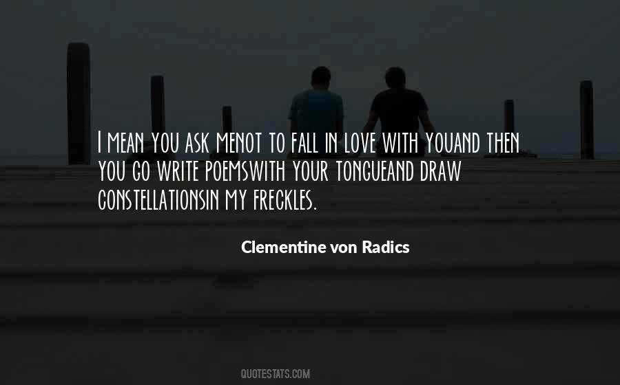 Clementine Von Radics Quotes #1702847