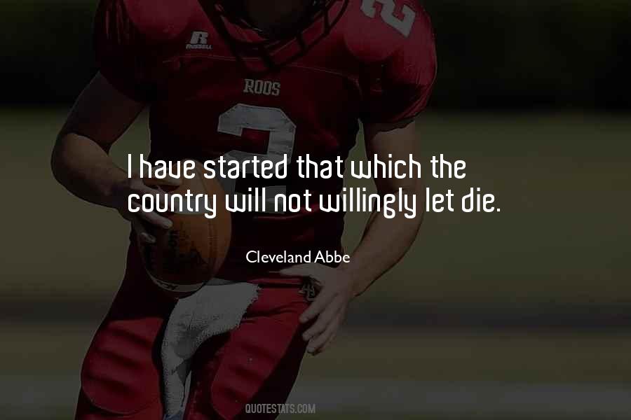 Cleveland Abbe Quotes #1485514