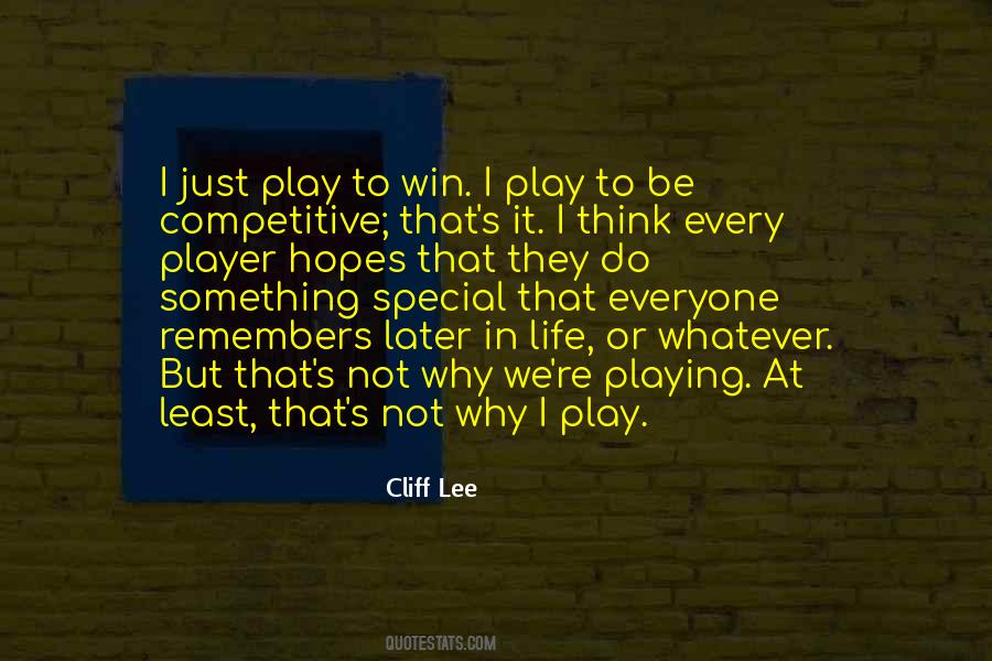 Cliff Lee Quotes #987475