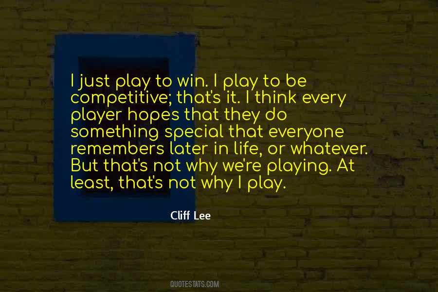 Cliff Lee Quotes #987475