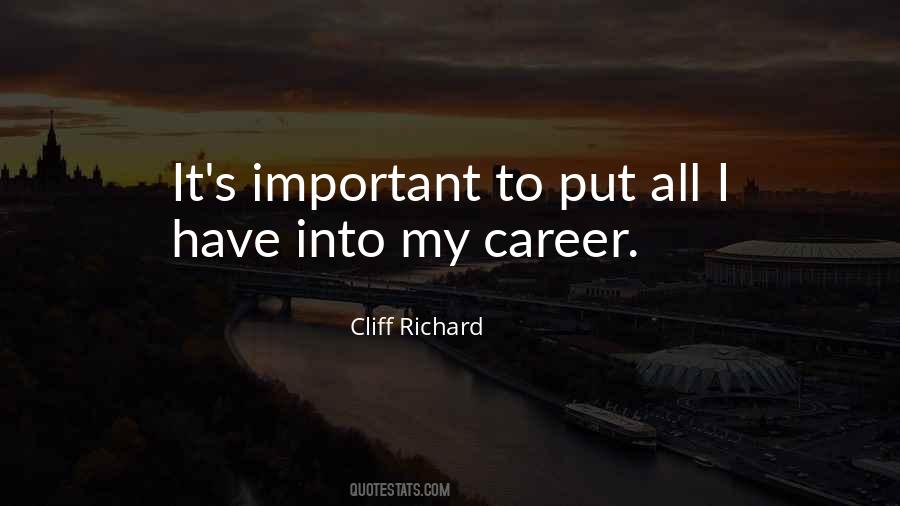 Cliff Richard Quotes #1169444