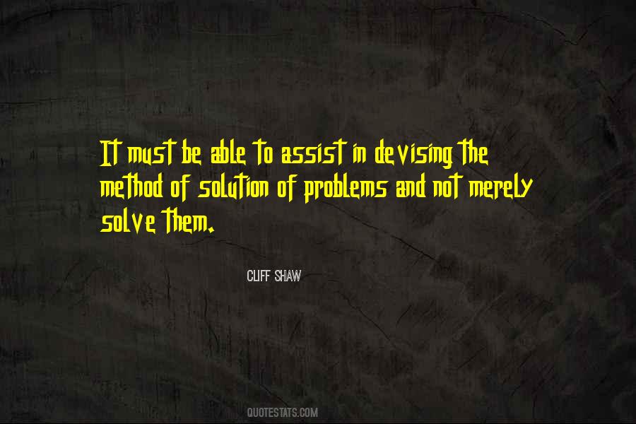 Cliff Shaw Quotes #141529