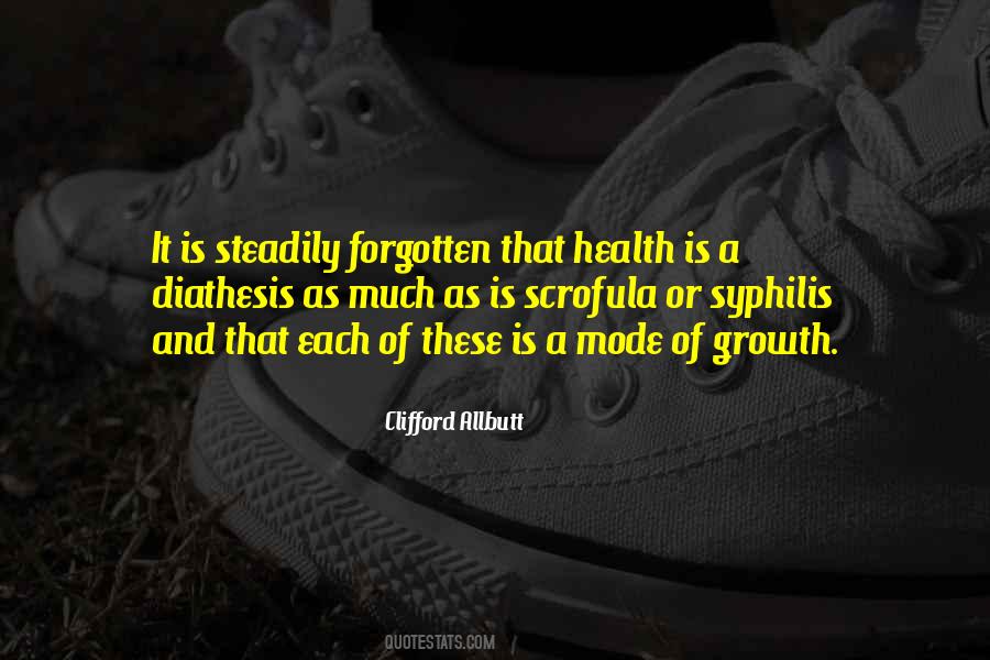 Clifford Allbutt Quotes #1854481