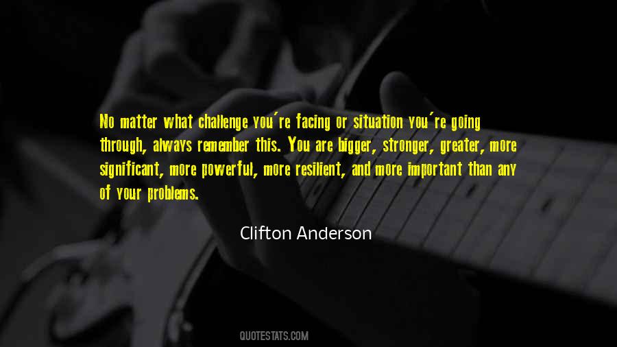 Clifton Anderson Quotes #684693