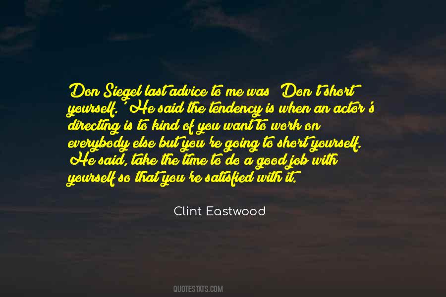 Clint Eastwood Quotes #1670975