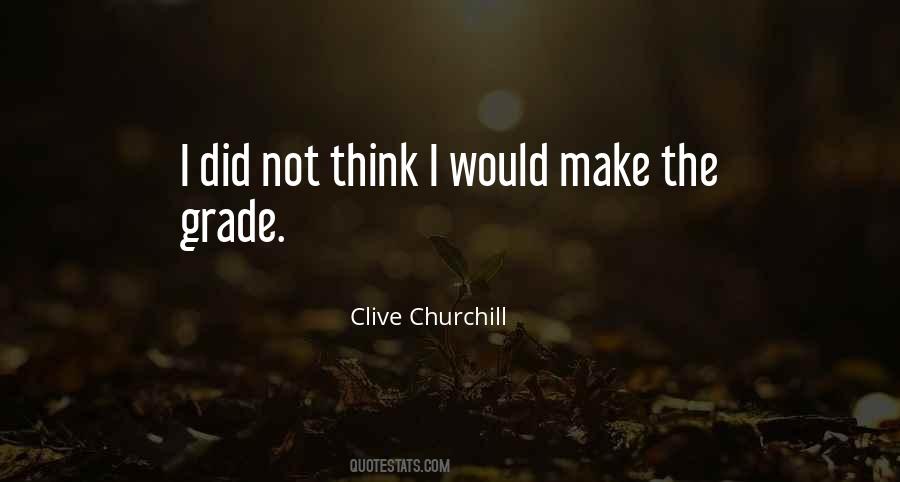 Clive Churchill Quotes #985501