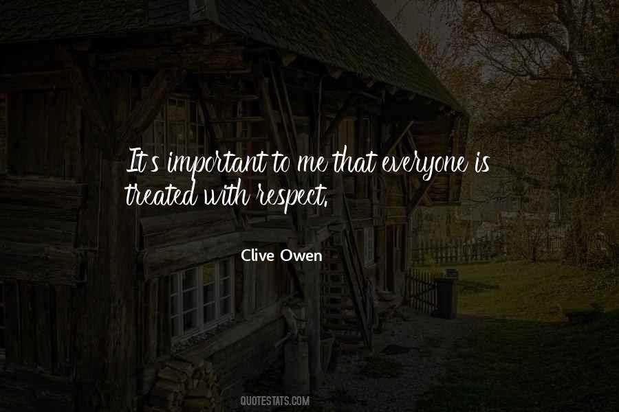 Clive Owen Quotes #398252