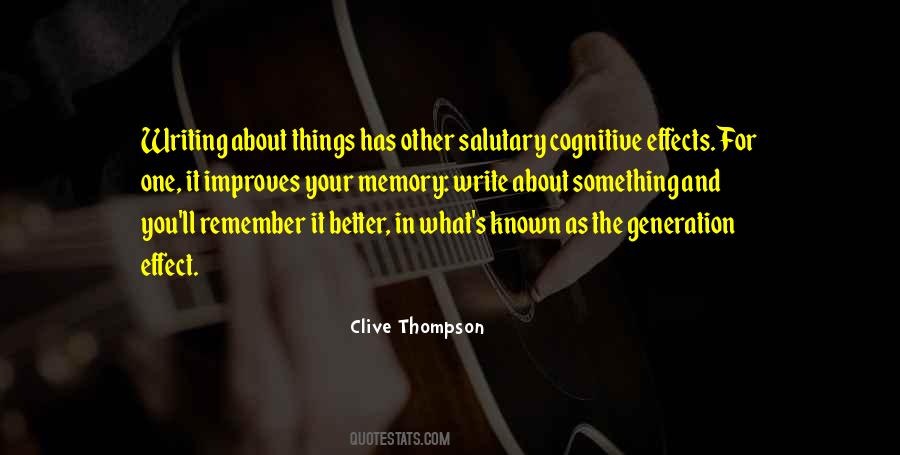 Clive Thompson Quotes #901477