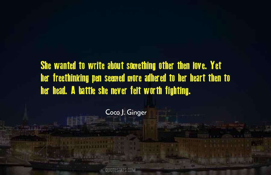 Coco J. Ginger Quotes #1085951